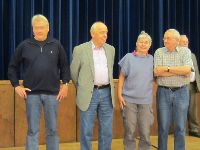 Sieger beim Brockenquiz: v.l.n.r.: Ralf Schöngart, Gerhard Bünger, Monika und Manfred Mädler